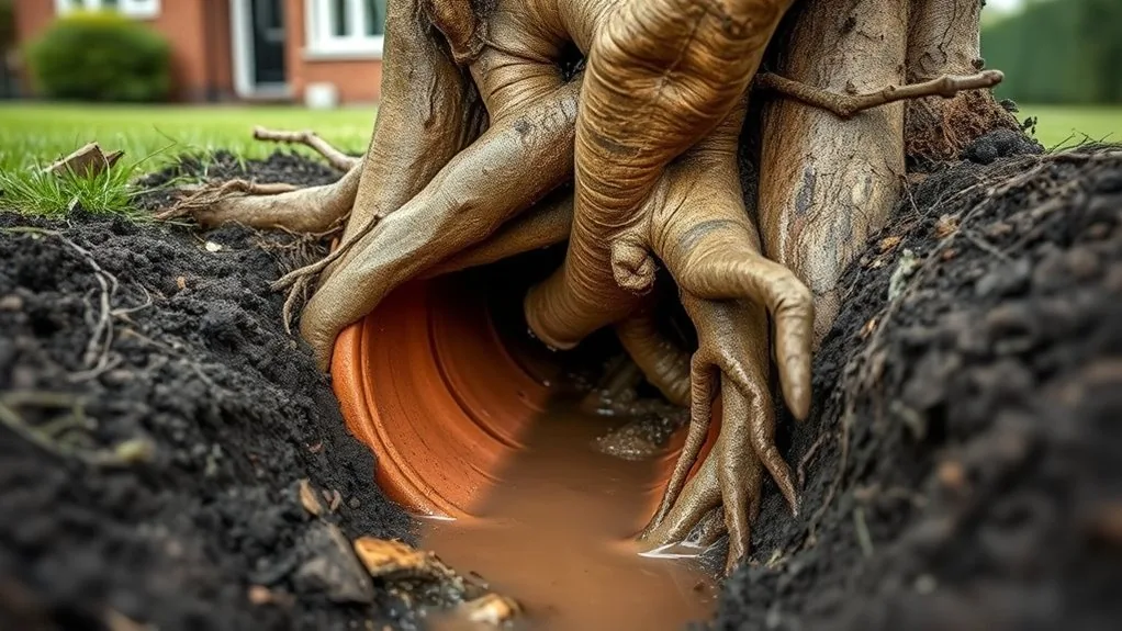 Tree Root Damage in Drains | Detection & Removal in Cobham